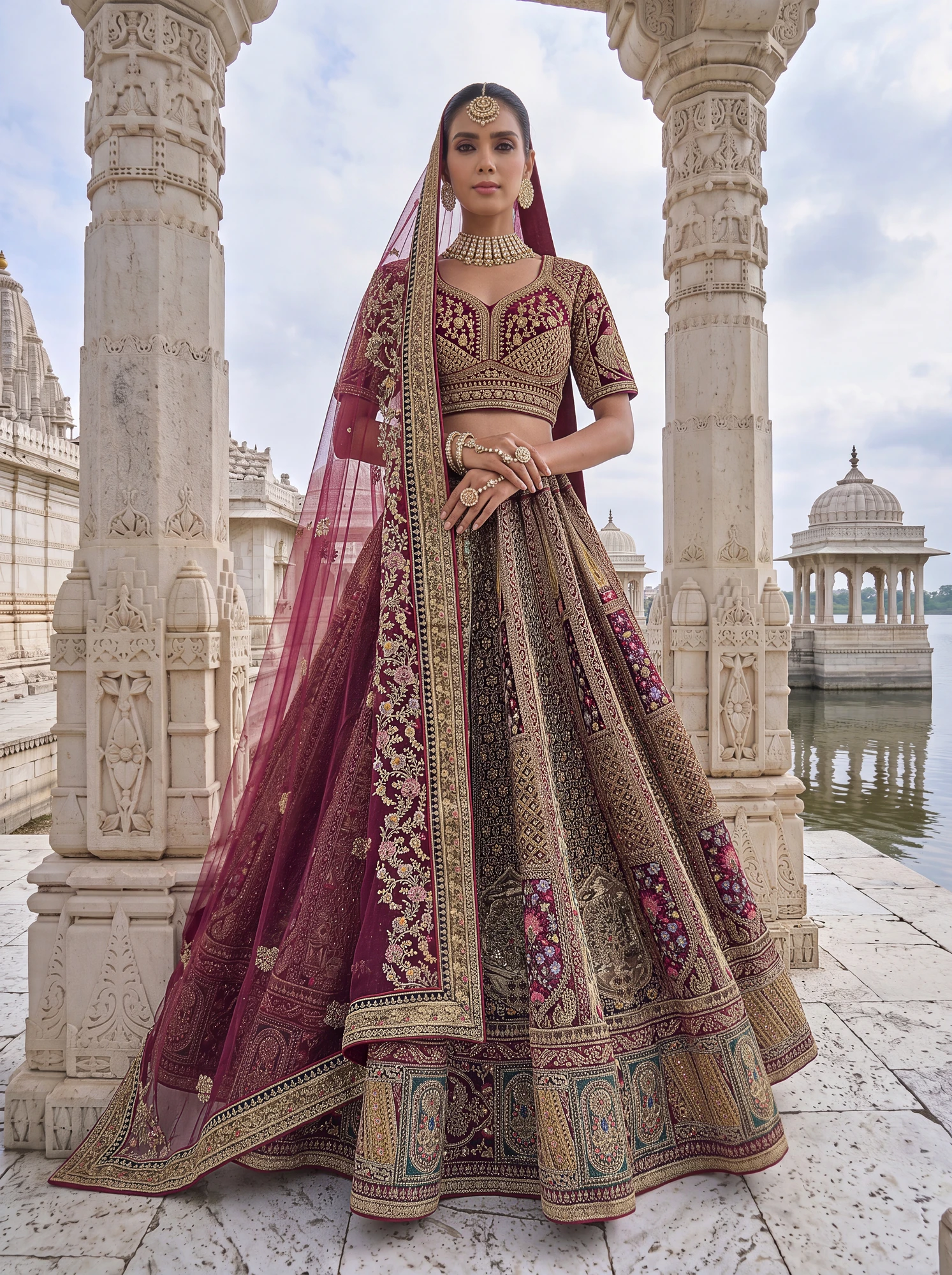 The Shahi Rajkumari Lehenga Choli | Vruxon