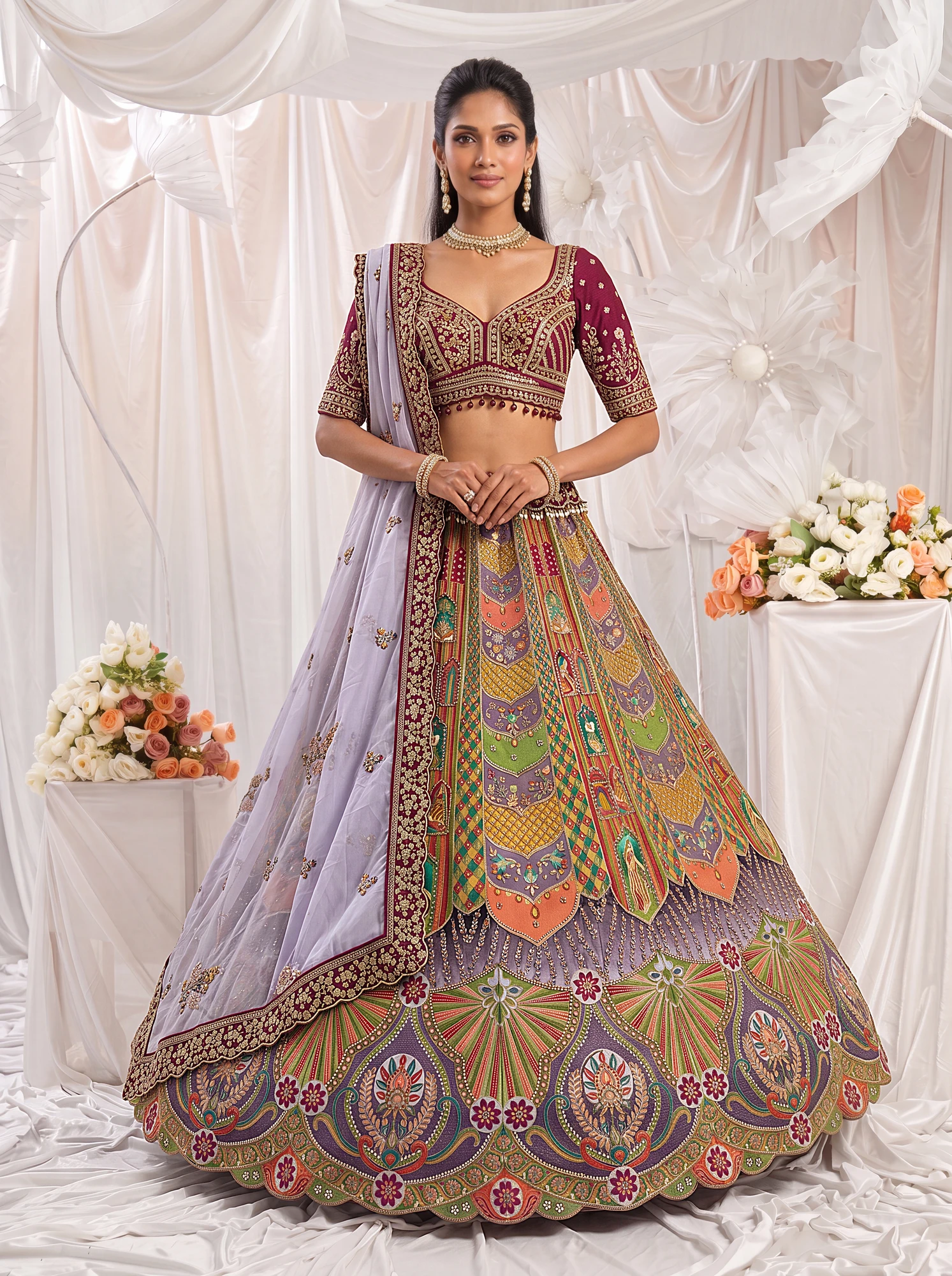 The Rang Mahal Lehenga Choli | Vruxon