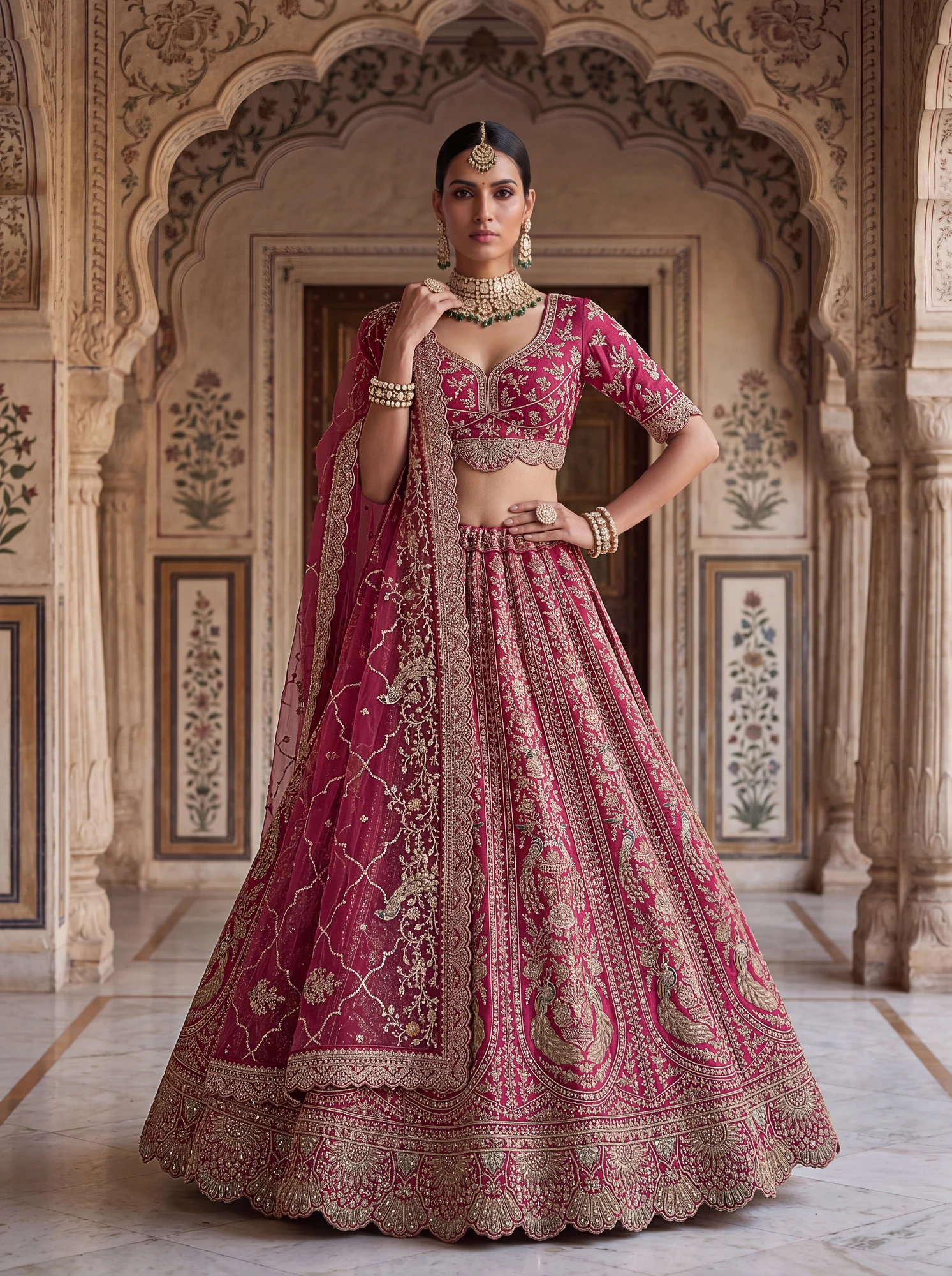 The Mayur Lehenga Choli | Vruxon