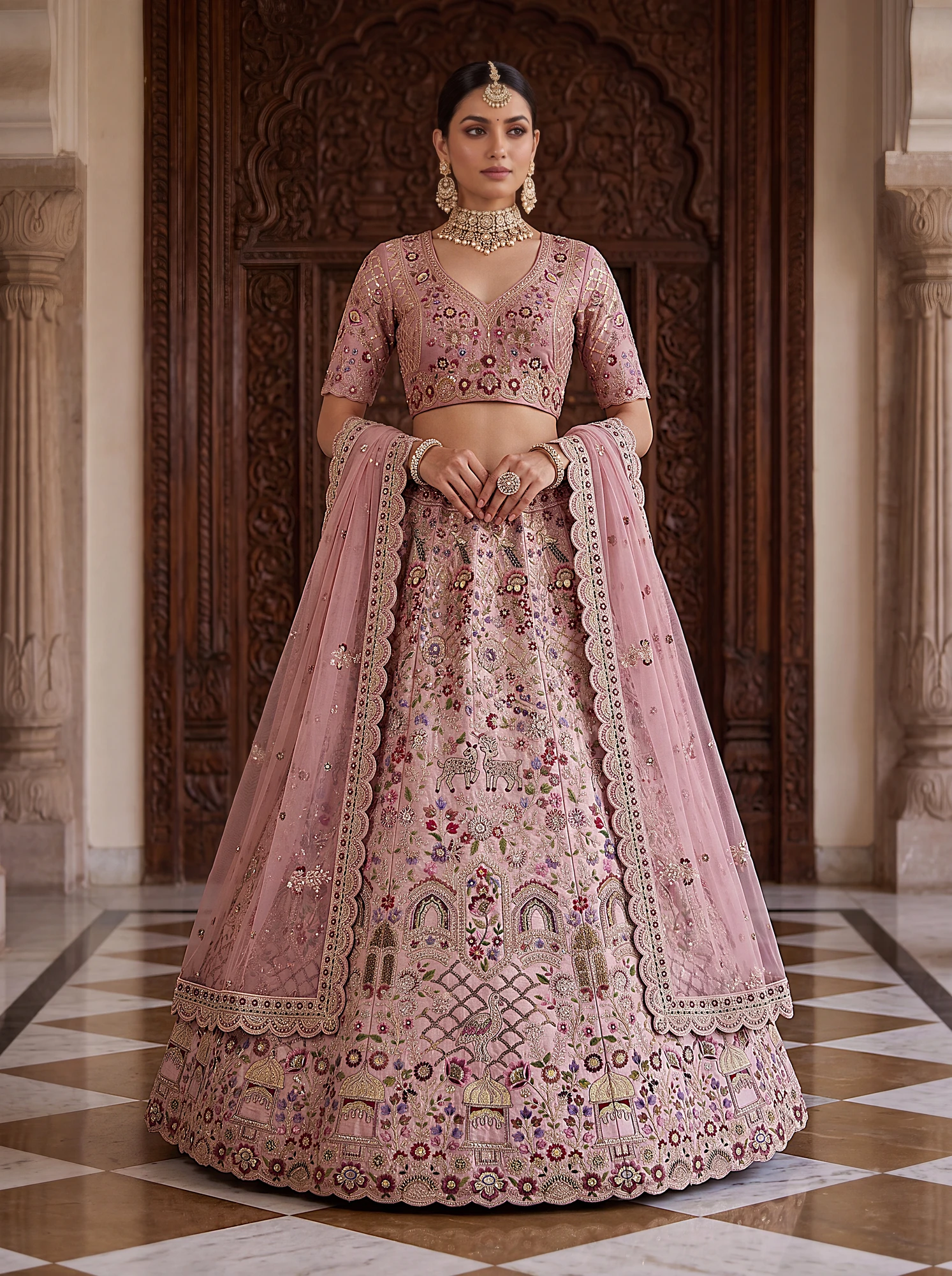 The Aabha Lehenga Choli | Vruxon