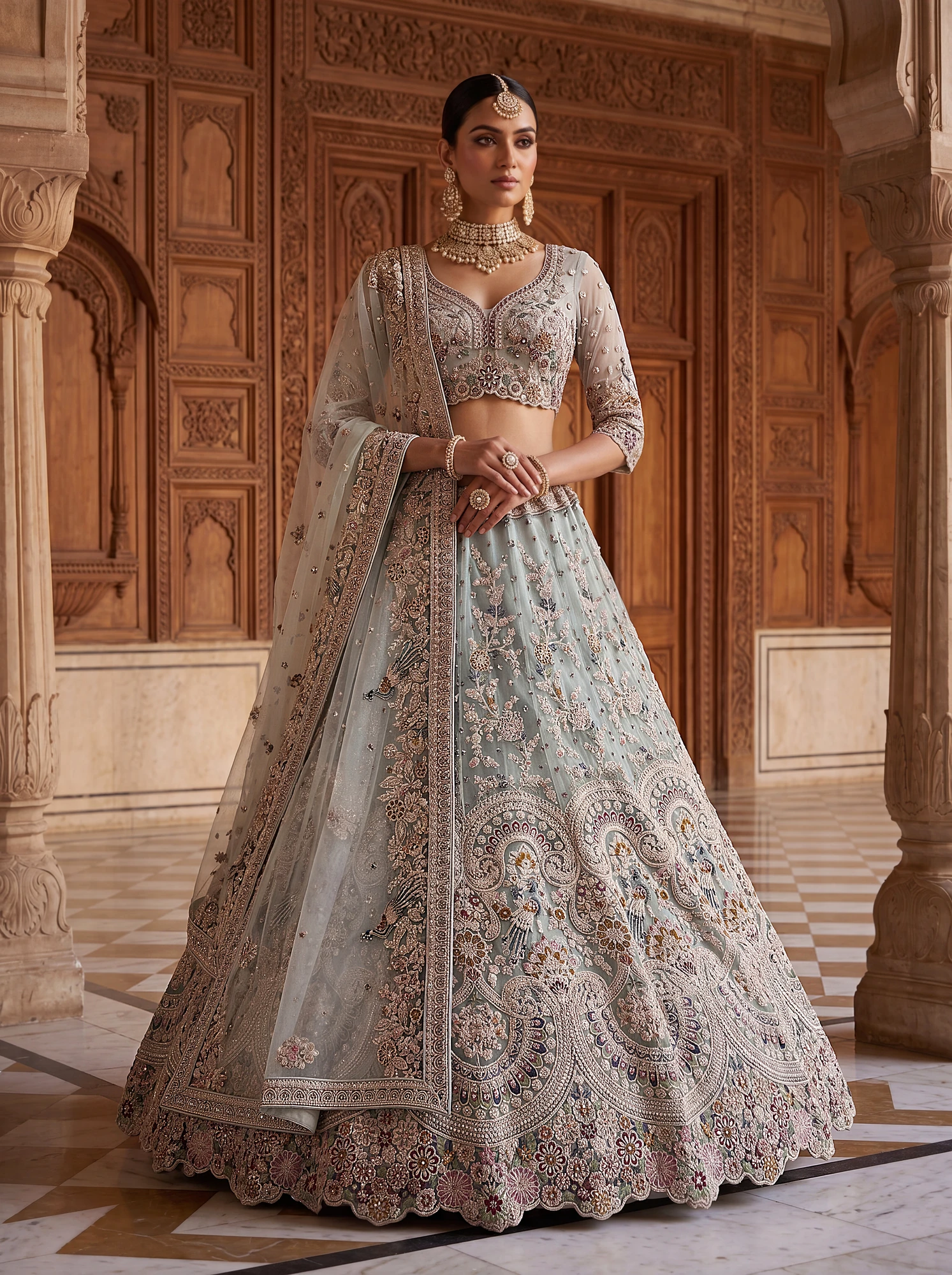 The Mist Lehenga Choli | Vruxon